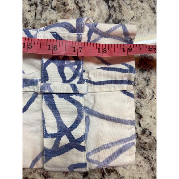 Sigrid Olsen Abstract Floral Jacket Blue White Sz 12 Y2K Preppy Chic Retro - Picture 8 of 9